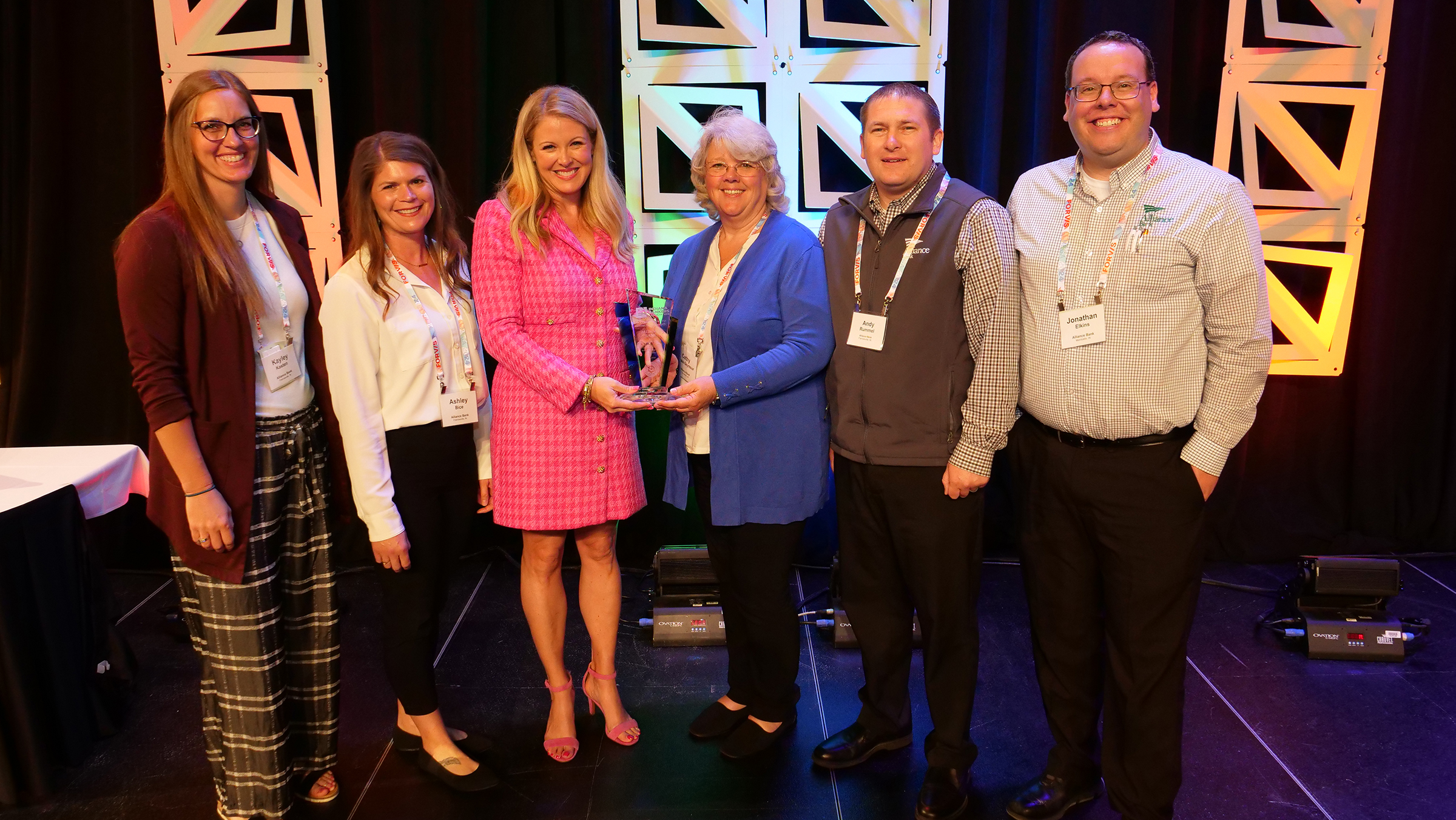 Alliance Bank accepting C2C award