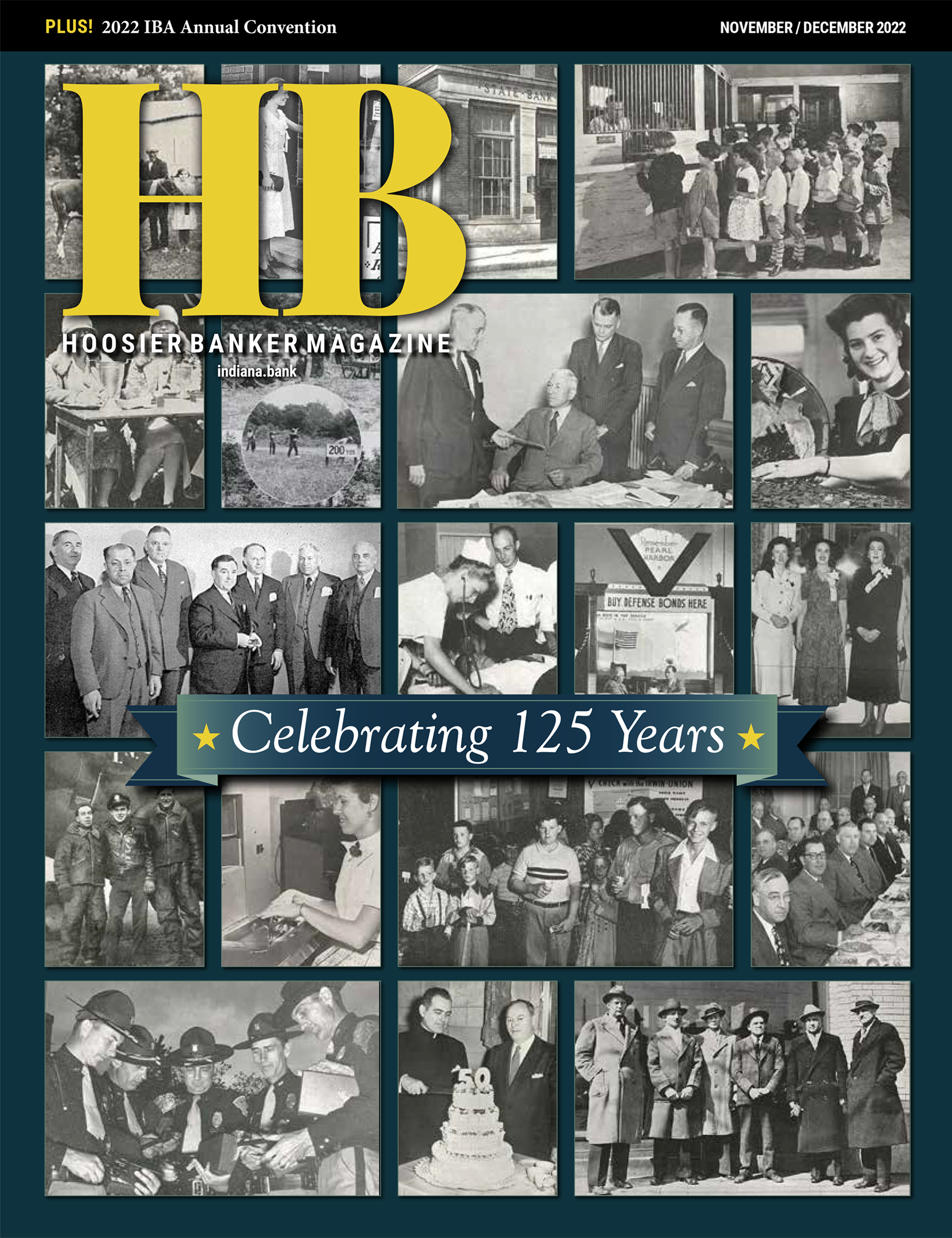 125 Year Anniversary Hoosier Banker Cover